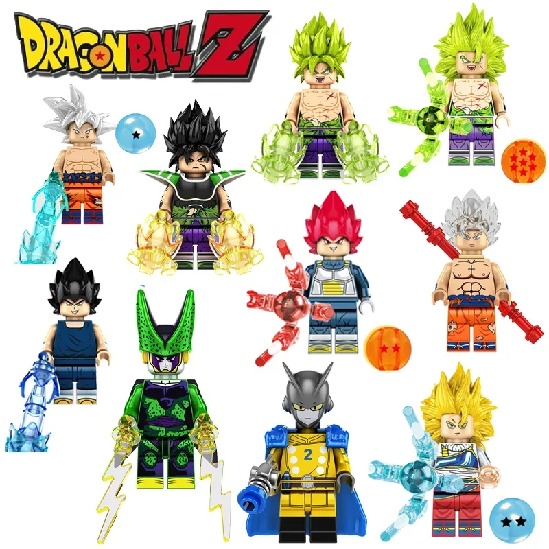 4Cm Anime Dragon Ball Building Assemblaggio Giocattolo Modello Personaggi Figurine Mattoni Giocattoli Per Bambini Regali Mattoni Compatibili Con Lego