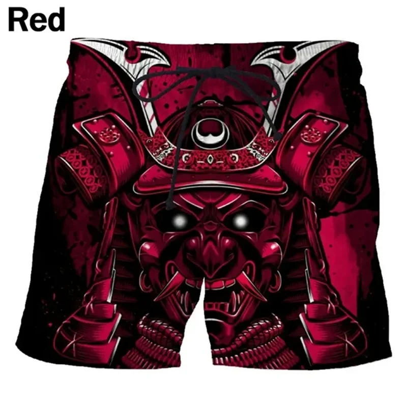Samurai Armor Beach Shorts Men Cool 3D Print Slg Game Sid Meei'S Civity Board Shorts Shorts Costume Da Bagno Costume Da Bagno Kids Ice Shorts
