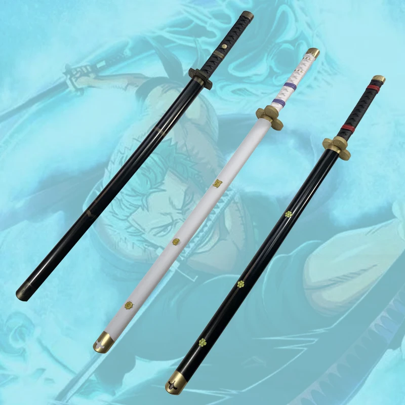 104Cm Spada Cosplay Zoro Spada Kozuki Oden Yamato Spada Viola Samurai Katana Arma Coltello Sicurezza Pu Giocattolo Regalo