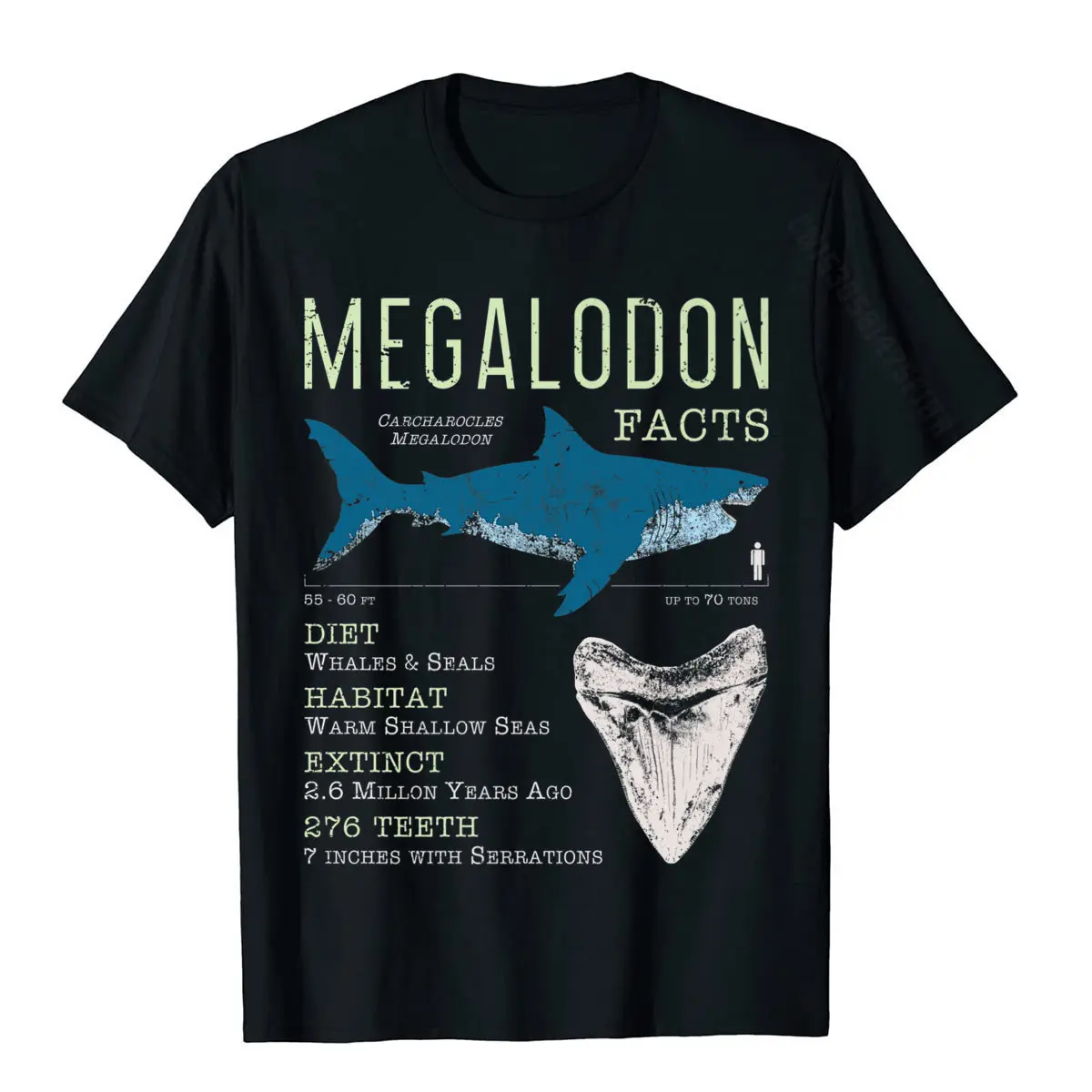 T-Shirt Megalodon |