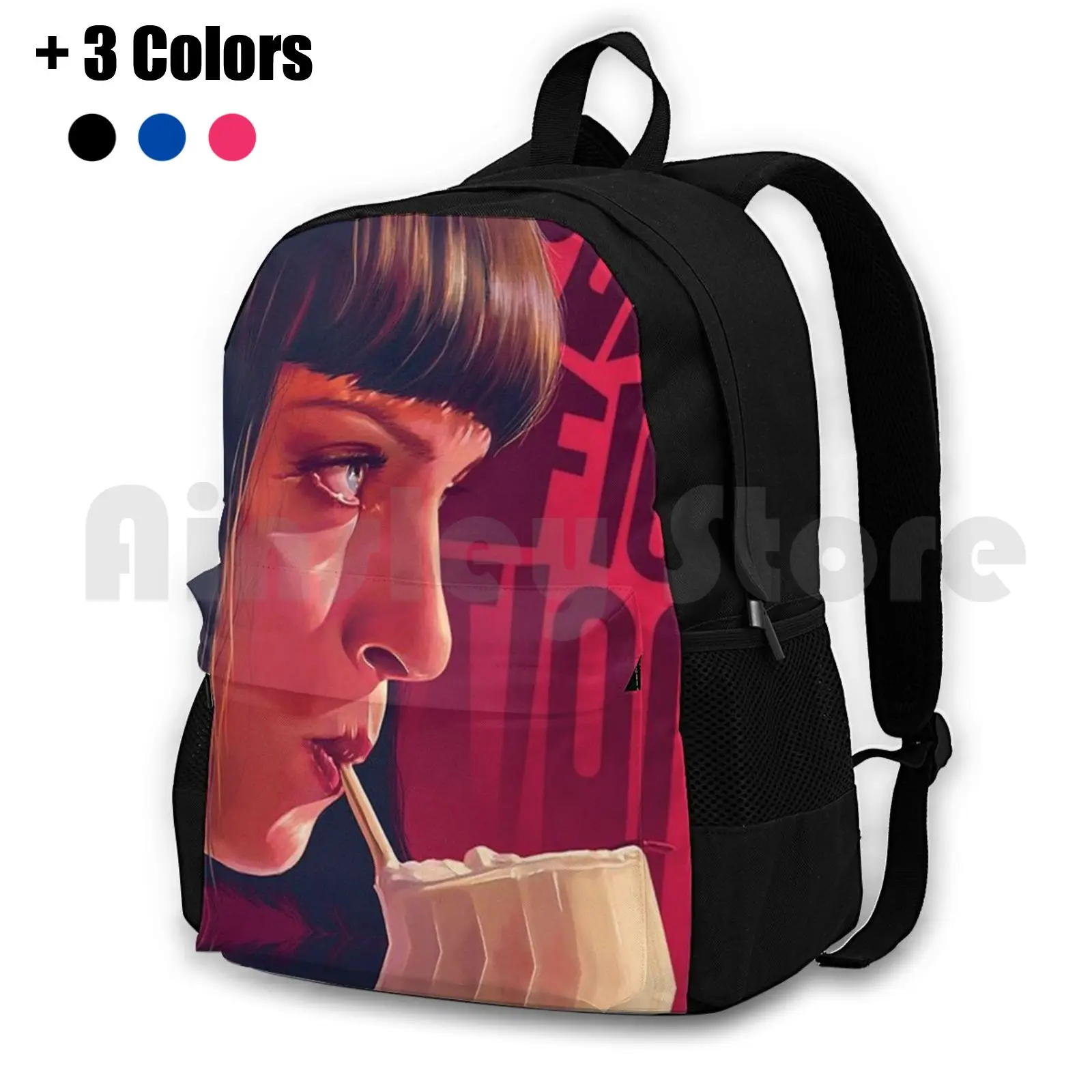 Mia Wallace Pulp Fiction Zaino Da Trekking All'Aperto Equitazione Arrampicata Borsa Sportiva Pulp Fiction Pulp Fiction Uma Thurman Pulp Fiction