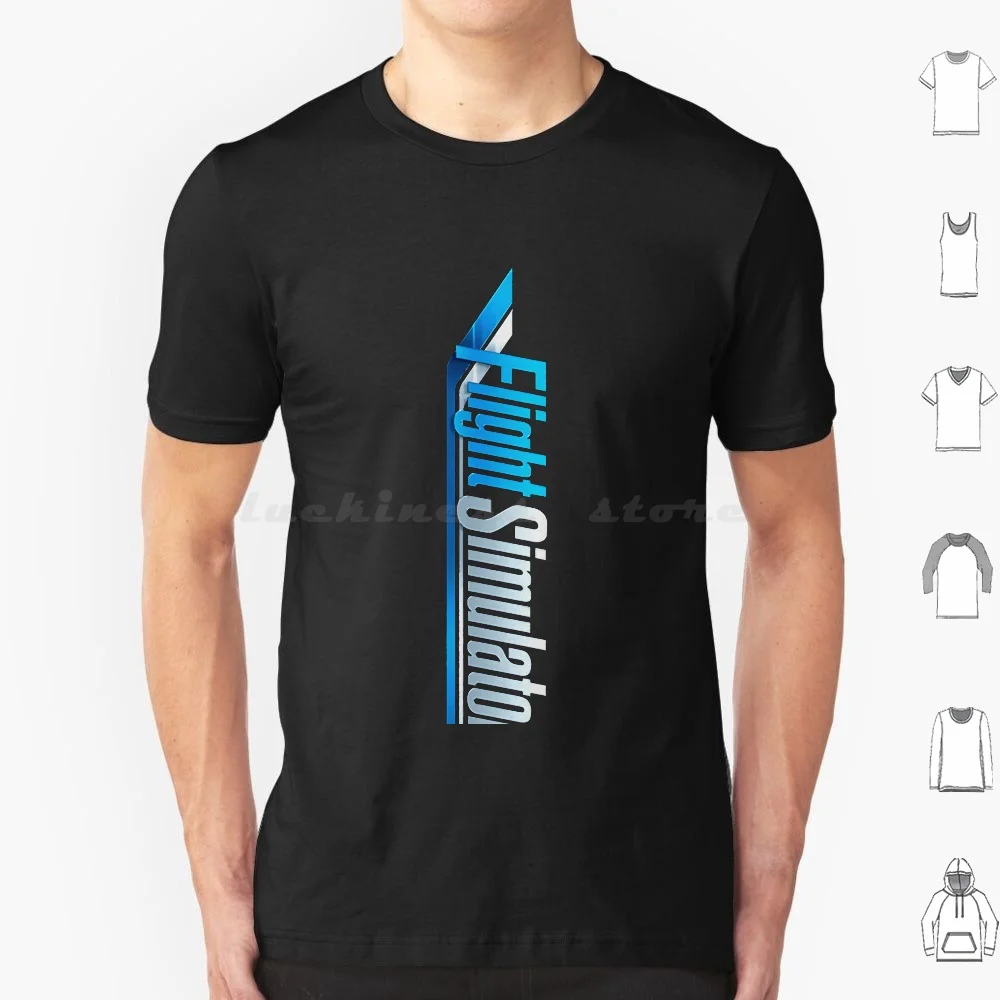 Flight Simulator 2020 Maglietta Classica 6Xl Cotton Cool Tee Flight Simulator 2020 Classic