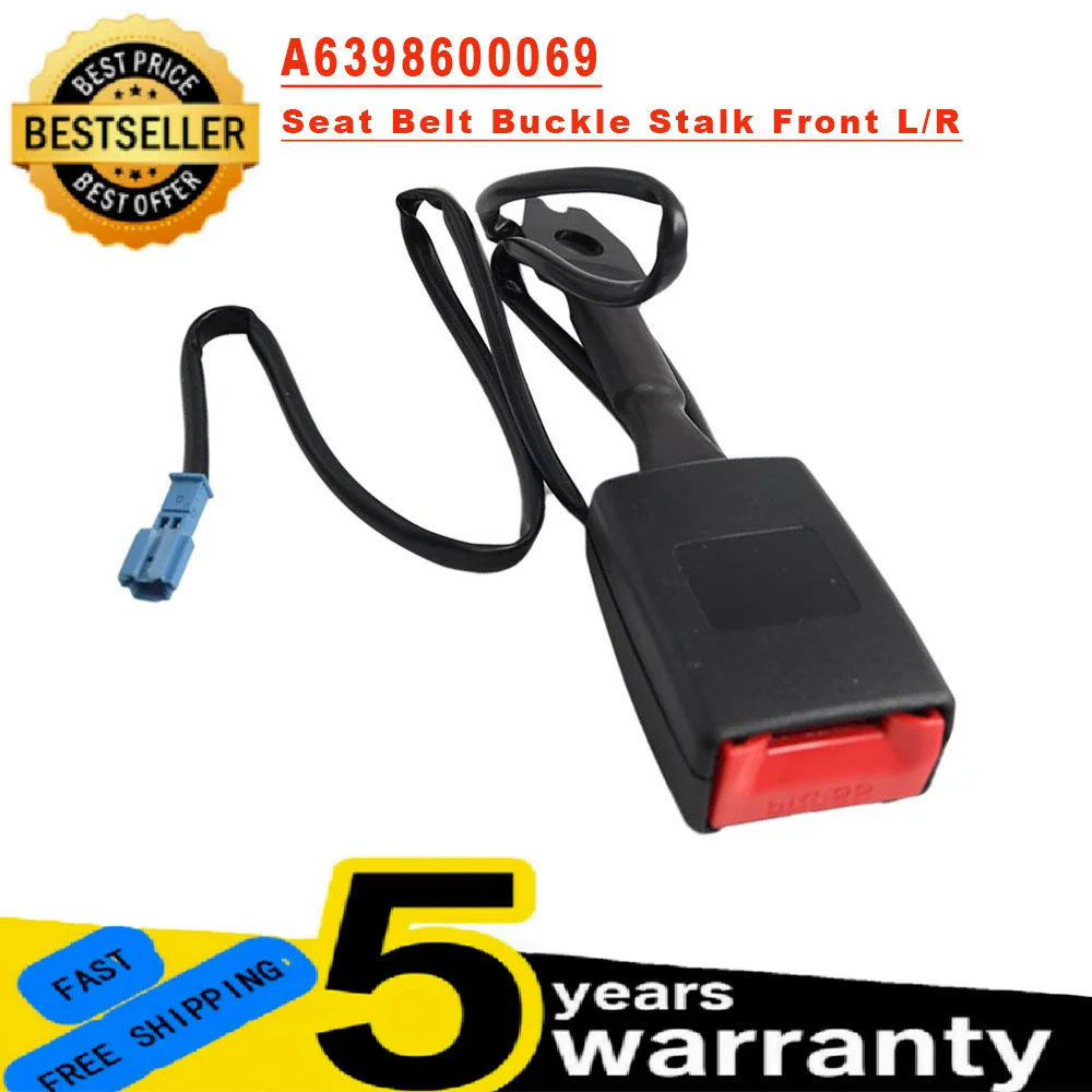 Muslimfor Mercedes-Benz Vito 639 Fibbia Della Cintura Di Sicurezza Stelo Anteriore L/R A 639 860 00 69 6398600069