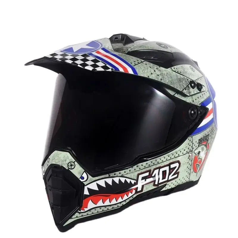 Nuovo Casco Moto Fuoristrada Uomo E Donna Casco Motocross Full Face Kask Downhill Casque Moto Cross Enfant Capacete Sdu