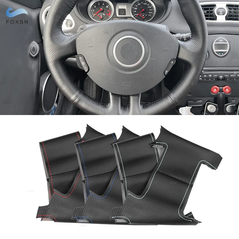 Per Renault Clio 3 2005-2013 Clio 3 Rs Pelle Traforata In Microfibra Coprivolante Cucito A Mano Fai Da Te Rivestimento Protettivo