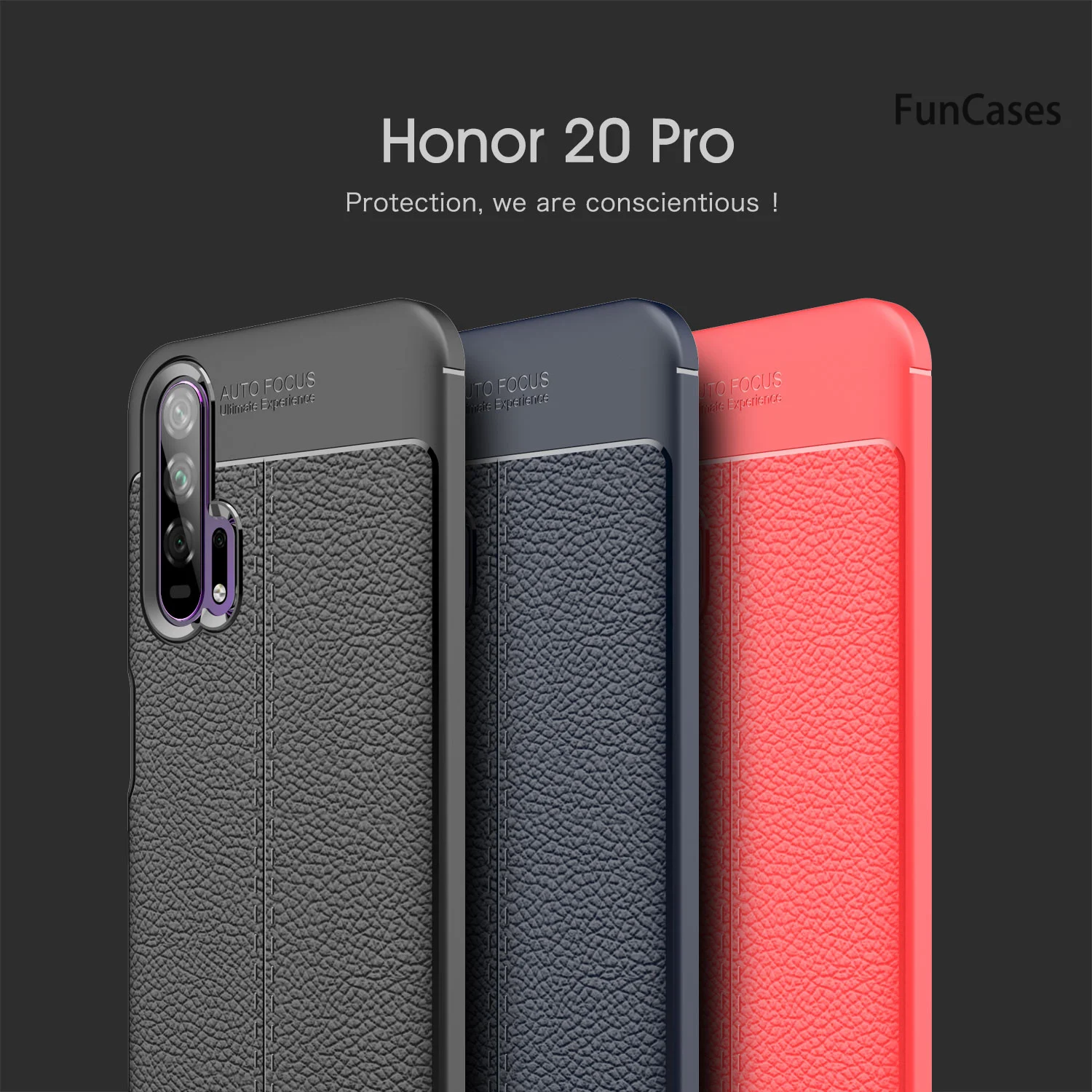 Custodie Con Motivo A Litchi Blu Navy Per Custodia Huawei Honor 20 Custodie Per Paraurti Per Movil Huawei Cellulare Honor 20S Nova 5T 20 Pro Lite