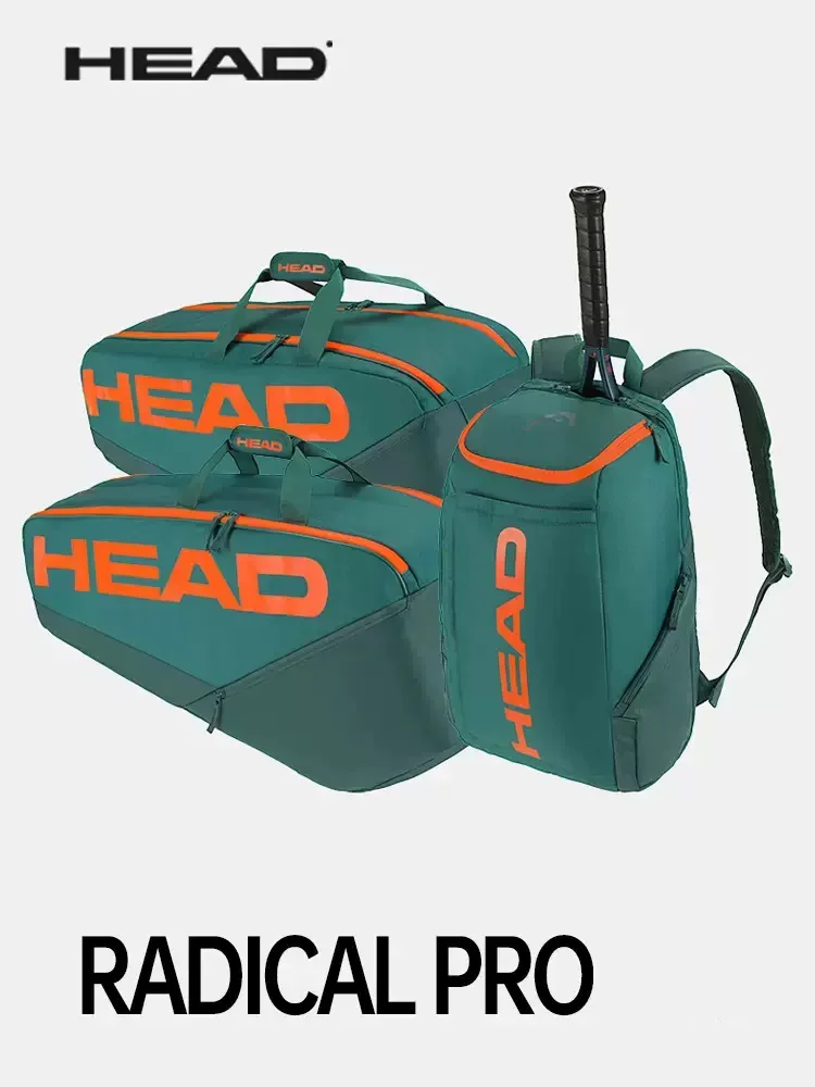 Zaino Da Tennis Head Radical Pro Series 6 Confezioni Borsa Da Tennis 9R Carrybag