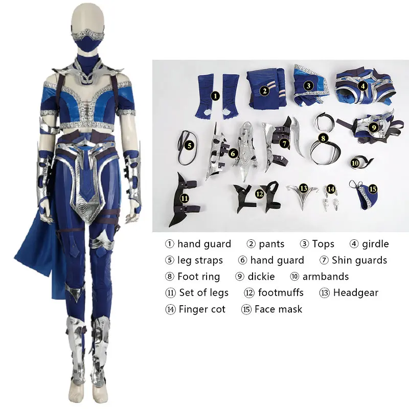 Mortal Kombat 1 Kitana Costume Cosplay Mortal Kombat Cosplay Kitana