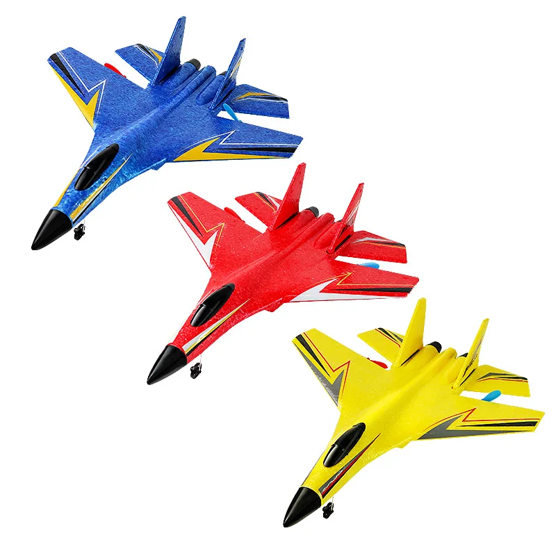 Aeroplani Rc, Aerei Telecomandati Aliante 2.4G, 2 Canali Rc Aereo, Facile Da Volare Telecomando Fighter Rc Aircraft Gyro Kid
