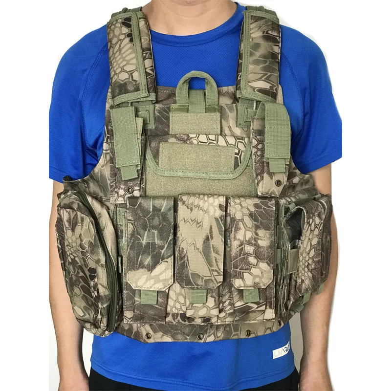 Tactical Hunting Mens Kryptek Mandrake Typhon Highlander Nomad Molle Paintball Game Vest Gilet Militare