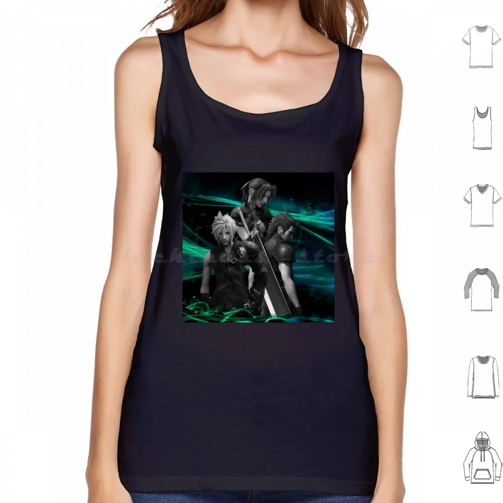 Ricorda Canotte Stampa Cotone Final Fantasy Vii Final Fantasy Final Fantasy 7 Crisis Core Final Fantasy Crisis