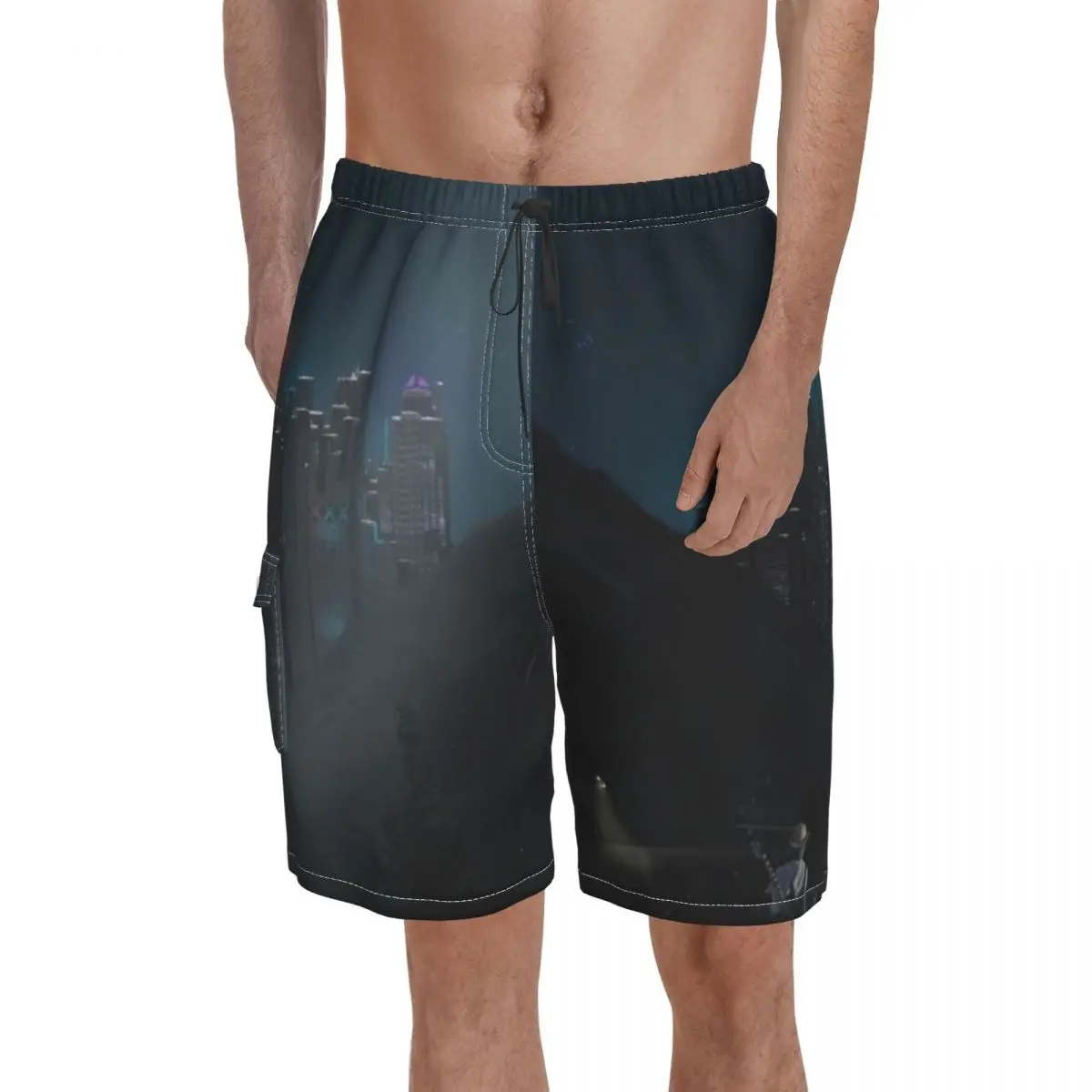 Lil Nas X Montero Album Board Shorts Scenario Mv Ride House Night Classic Board Short Pants Uomo Stampa Plus Size Costume Da Bagno Regalo