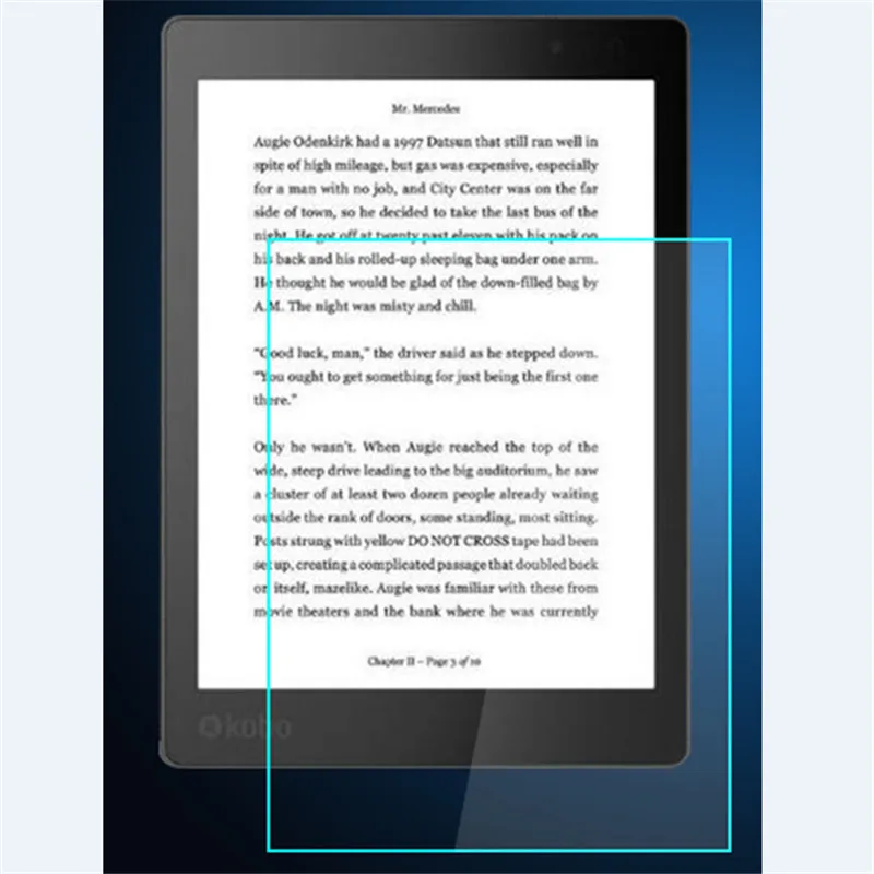 Pellicola Proteggi Schermo In Vetro Temperato Universale Per Kobo Touch / Kobo Glo / Kobo Aura 6 N514 / Kobo Glo Hd 6 "Ebook