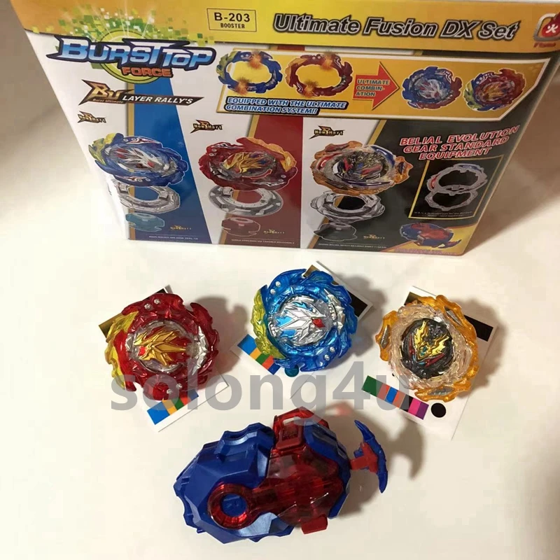 Flame B-203 Trottole Bu Helios Hyperion Ultimate Fusion Dx Set
