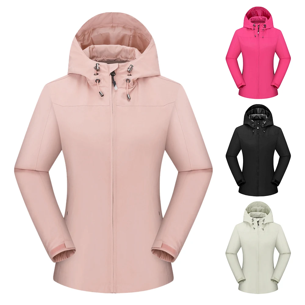 Campeggio Da Donna Escursionismo Giacche Soft Shell Anti-Vento Sci Pesca Giacca A Vento Impermeabile Primavera Inverno Giacche Calde Giacca A Vento