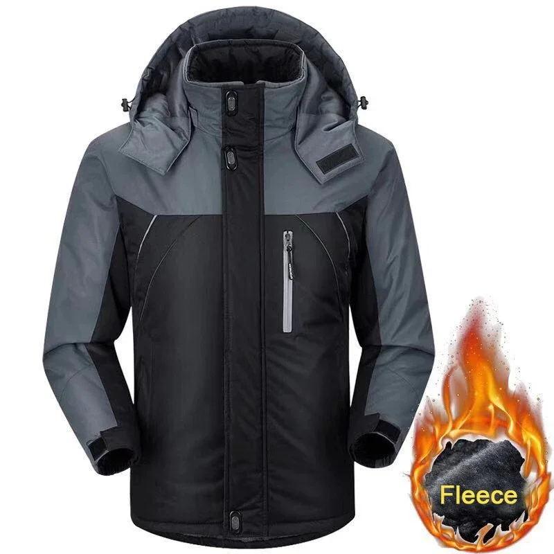 Escursionismo Giacche Impermeabili Invernali Da Uomo In Pile Tattico Da Uomo Cappotto Militare Frangivento Caldo Pesca All'Aperto Giacche Da Uomo Capp