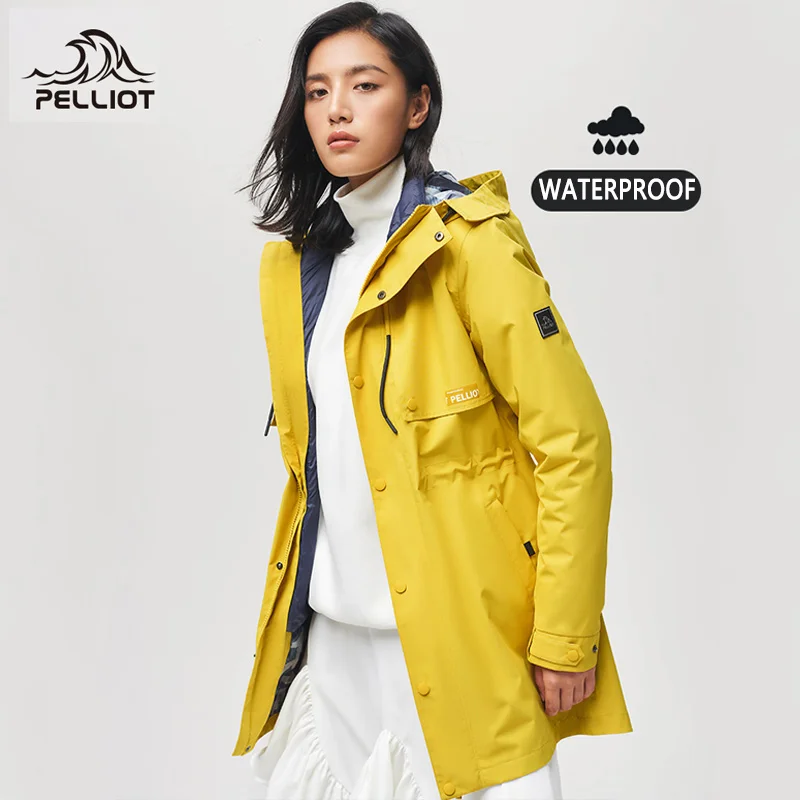 Pelliot Camping Turismo Giacche Da Trekking Femminili Giacche Invernali Giacche A Vento Antivento Cappotto Autunnale Da Donna Caldo Impermeabile