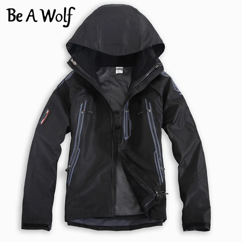 Essere Un Lupo Escursionismo Giubbotti Gli Uomini Di Sci Cappotto Impermeabile Giacca A Vento Invernale Abbigliamento Outdoor Softshell Campeggio Arra