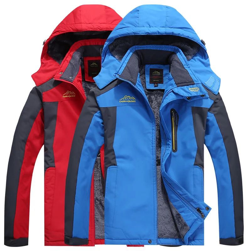 Befusy Più Il Formato M-9Xl Campeggio Invernale Escursionismo Giubbotti Uomini Impermeabile Cappotto Di Sport All'Aria Aperta Trekking Sci Interno In 