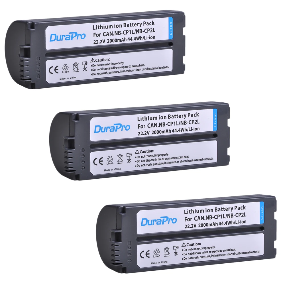 Batteria 2000Mah Nb-Cp2L Nb Cp2L Nb-Cp1L Per Stampanti Fotografiche Canon Nb-Cp1L Cp2L Selphy Cp800,Cp900,Cp910,Cp1200,Cp100,Cp1300