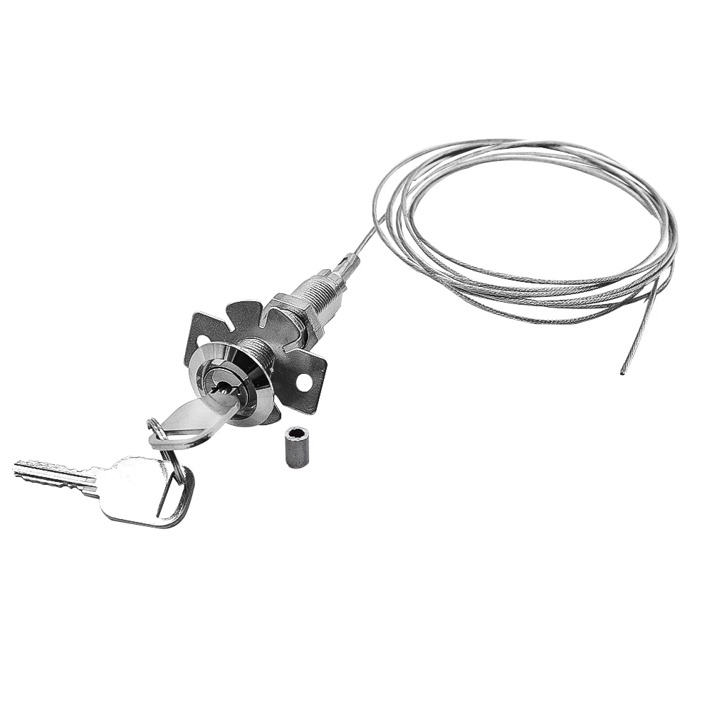 Serrure D'Urgence Pour Porte De Garage Avec Deux Cles Garage Eslectrique Universel Serrure À Noyau En Cuivre Fil D'Acier