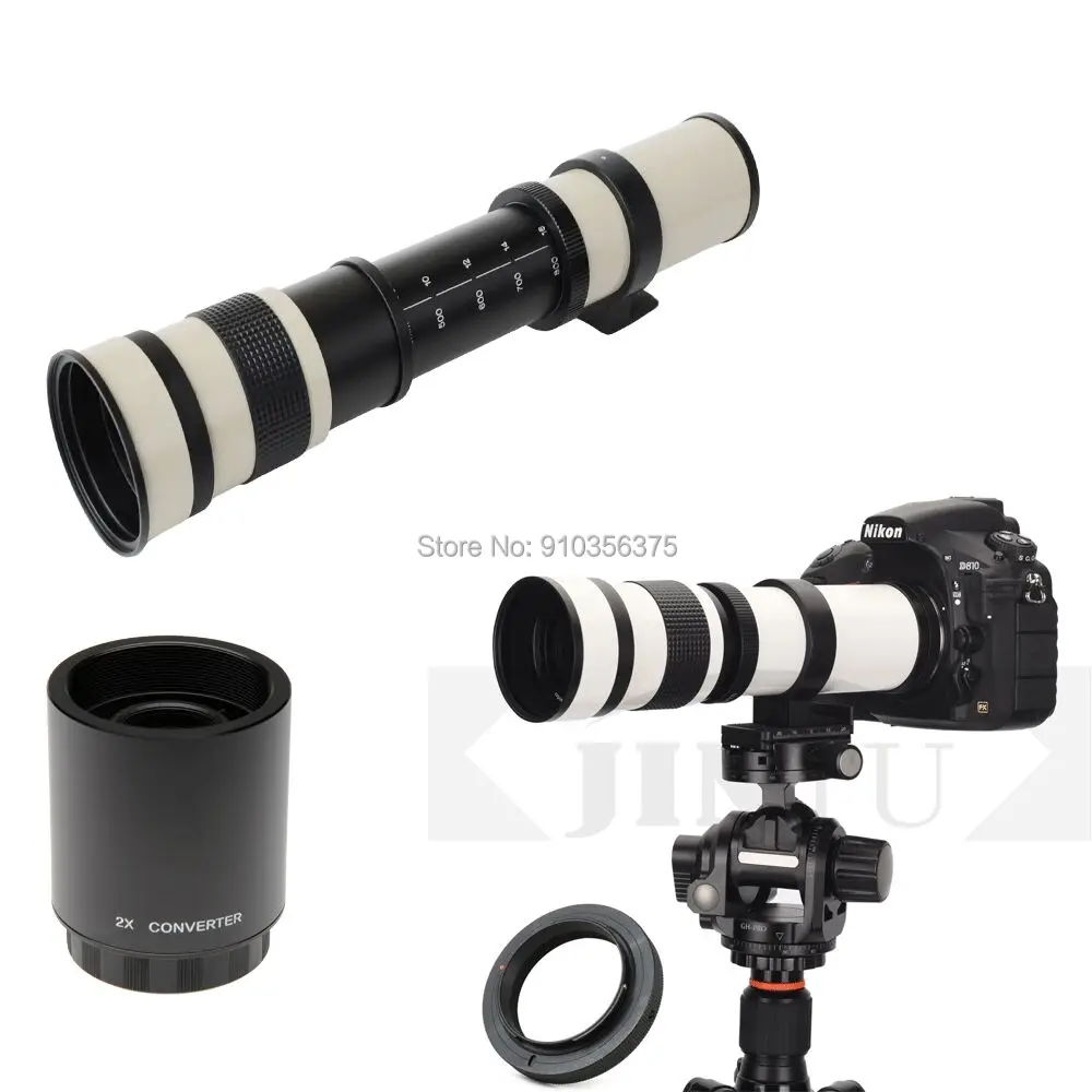 Jintu 420-1600Mm F/8.3 Teleobiettivo Lente Del Telescopio Per Samsung Nx-5 Nx-20 Nx-30 Nx-100 Nx-200 Nx-210 Nx-300 Nx-1000 Nx-1100 Nx-2000