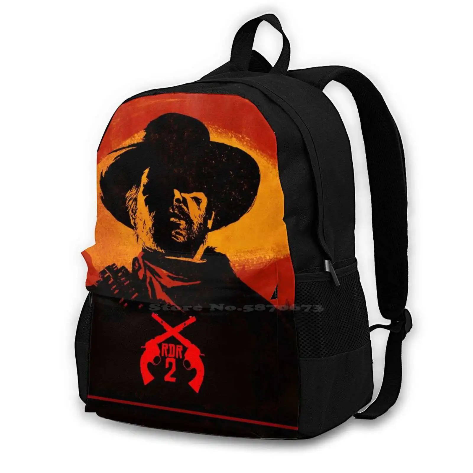 Rdr2 Red Rider Fashion Travel Laptop School Zaino Bag Rdr2 Redemption Redemption