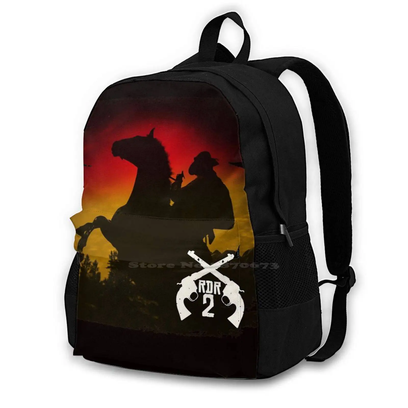 Rdr2 Sunset Rider Fashion Bags Zaino Per Laptop Da Viaggio Rdr2 Redemption