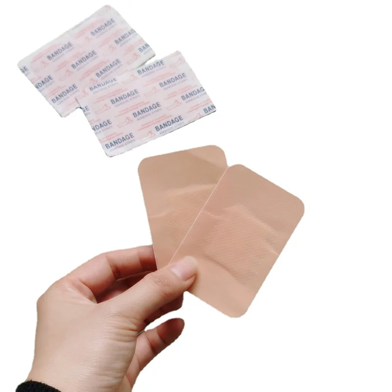 50 Pz/Set Cerotti Per Ferite Di Grandi Dimensioni Cerotto Cerotti Emostasi A Forma Quadrata Bende Adesive Traspiranti Elestiche 7.5*5Cm