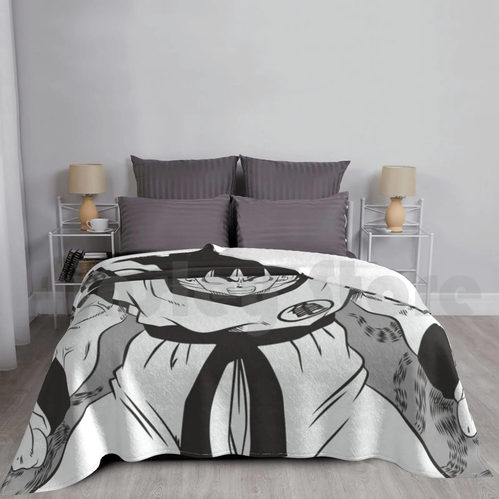 Mad Coperta Per Divano Letto Viaggio Manga Anime Dbz Dbs Mad Kakarot Super Arti Marziali Giappone