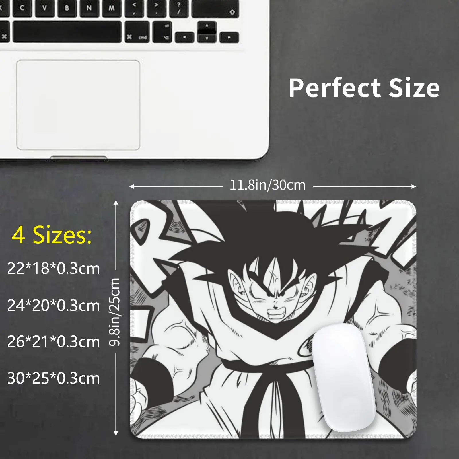 Mad Mouse Pad Stampa Fai Da Te Manga Anime Dbz Dbs Mad Kakarot Super Arti Marziali Giappone