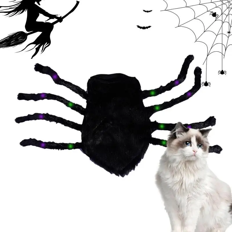 Cani Spider Costumes Dog Cat Apparel For Theme Party Halloween Party Photo Props Festival Parade Illuminato Halloween Pets Spider