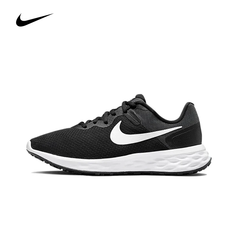 Scarpe Da Corsa Da Uomo Originali Nike Revolution 6 Nn Scarpe Sportive Basse Antiscivolo Sneakers Nere Traspiranti Dc3728-003