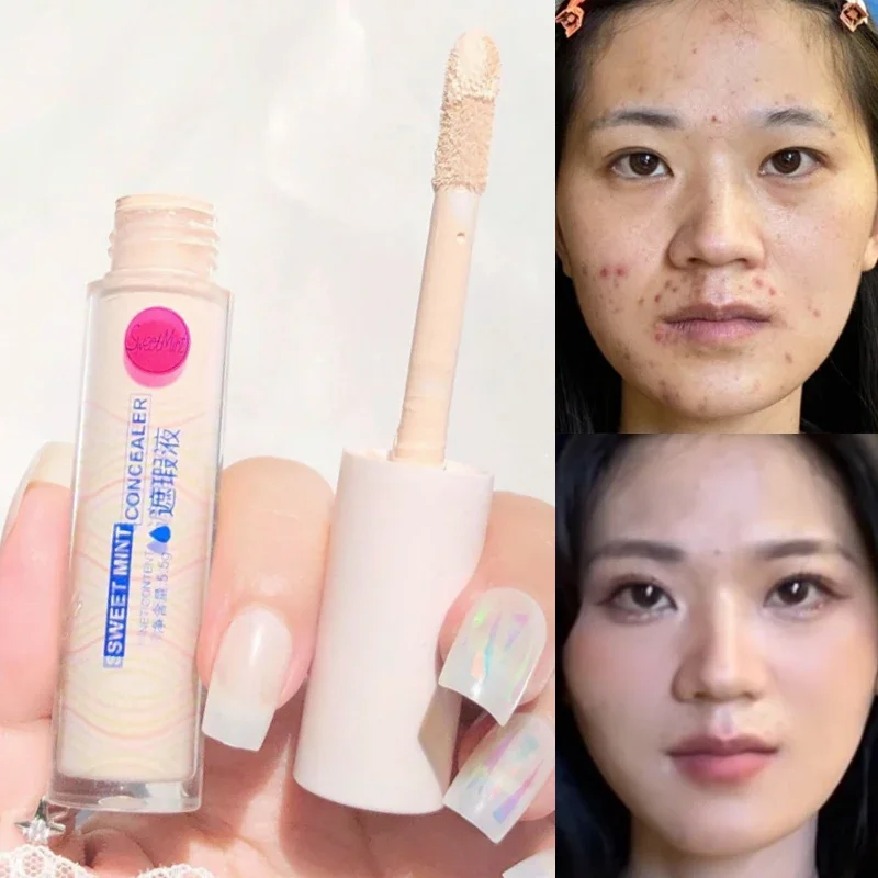 Fondotinta Correttore Liquido A Copertura Totale Naturale Impermeabile Duraturo Trucco Schiarente Occhiaie Correttore Correttore Cosmetici