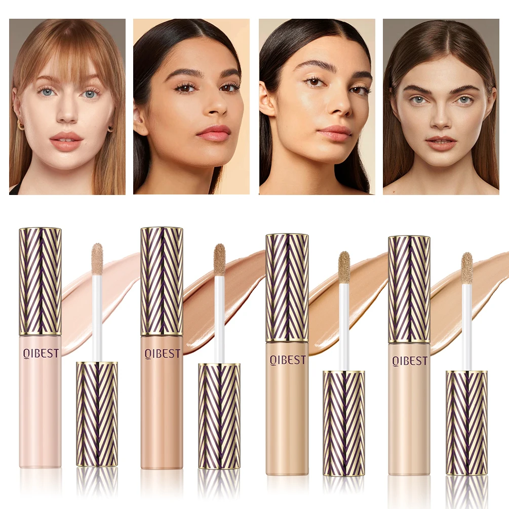 Qibest 7Ml Face Concealer Fondotinta Liquido Face Makeup Primer Cosmetico Anti Occhiaie Trucco Modifica Correttore Maquillaje