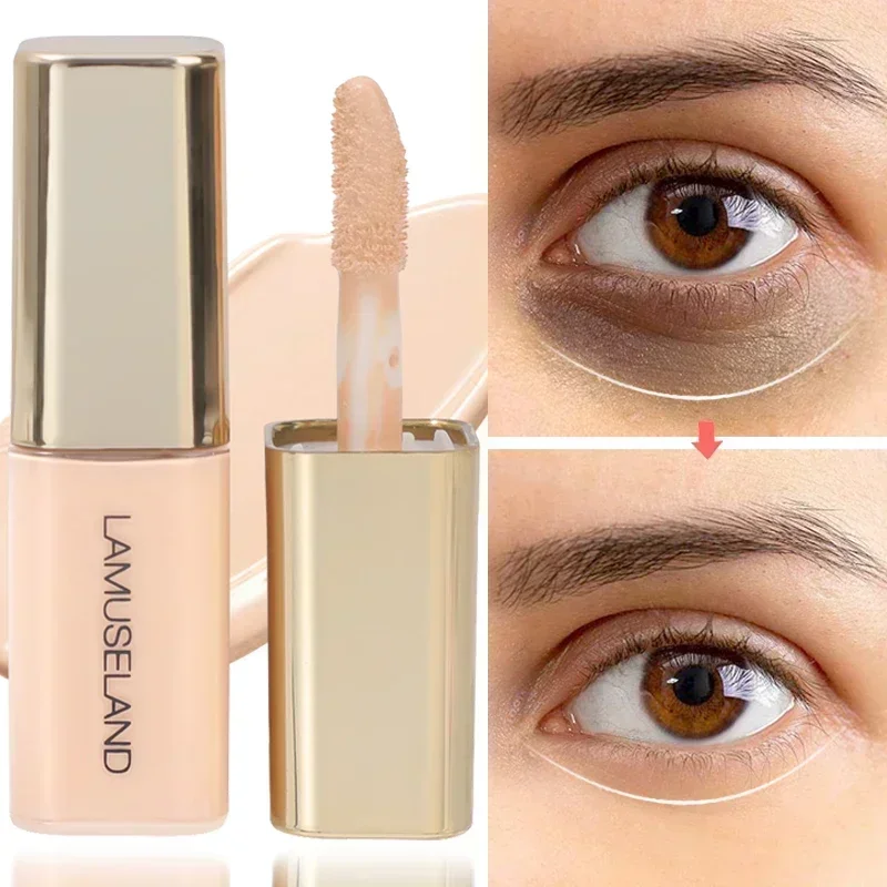 Mini Correttore Liquido Idratante Duraturo Correttore Professionale Opaco Impermeabile Copertura Completa Acne Occhiaie Correttore Trucco