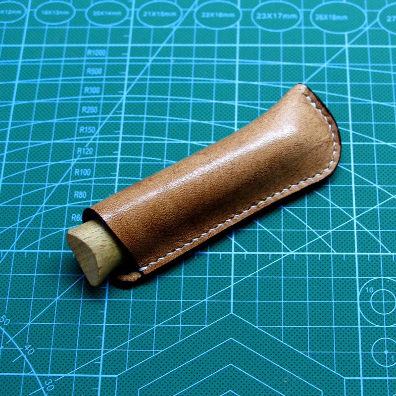 Fodero In Pelle Pieghevole In Vera Pelle Conciata Al Vegetale Fatto A Mano Per Opinel No.5 No.6 No.7 No.8 No.9