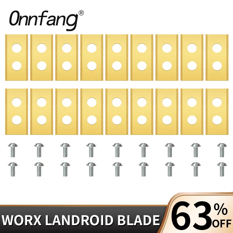 Onnfang Garden Sostituzione Lawn Mover Blade Lawn Robot Blade Per Worx Landroid Robot Mower Automatic Moving Machine Essential