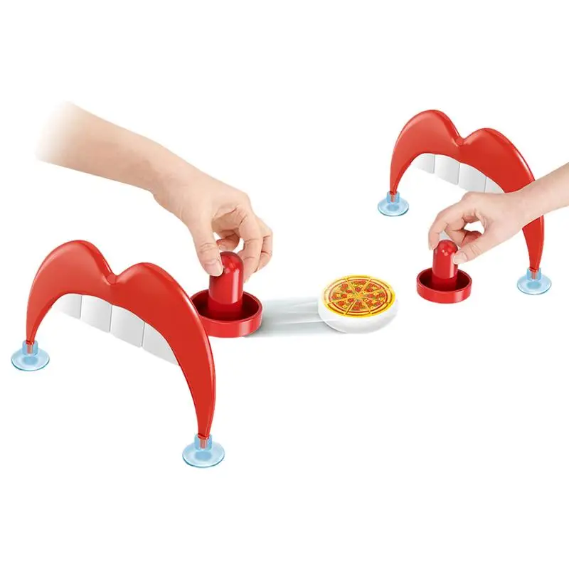 Gioco Di Hockey Da Tavolo Portatile Air Hockey Table Toy Gioco Di Hockey Per Bambini Con Pucks Di Hockey Ad Aria A Forma Di Pizza Giocattolo Educativo