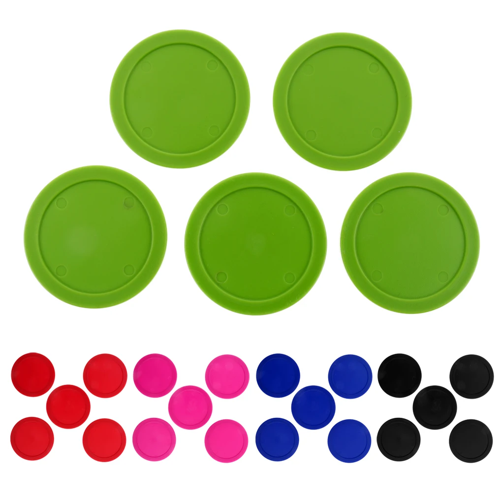5 Pezzi 62Mm Air Hockey Sostituzione Pucks Air Hockey Table Pucks Air Hockey Equipment Per Tavoli Da Air Hockey A Grandezza Naturale