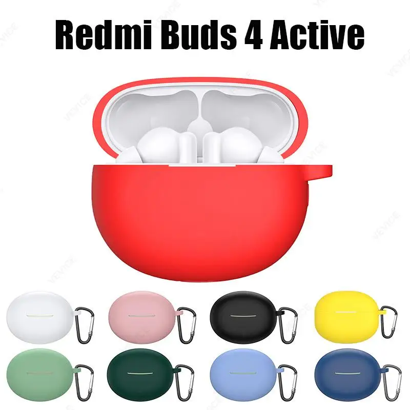 Redmi Buds 4 Active Case Cuffie Wireless Cover In Silicone Per Xiaomi Redmi Buds 4 Active Buds4 Active Buds 4 Custodie Attive Cover