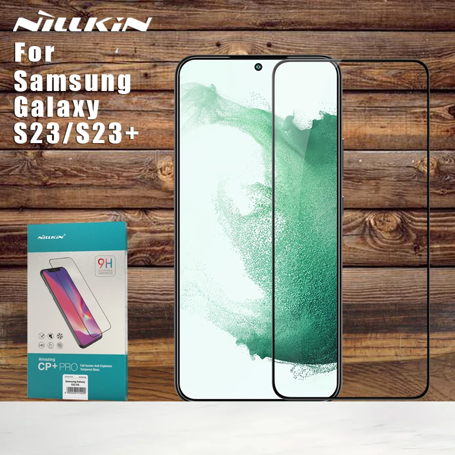 Nillkin Per Samsung Galaxy S23 / S23 Plus 5G Vetro Temperato Cp Plus Protezione Dello Schermo A Copertura Totale Per S23 Plus S23