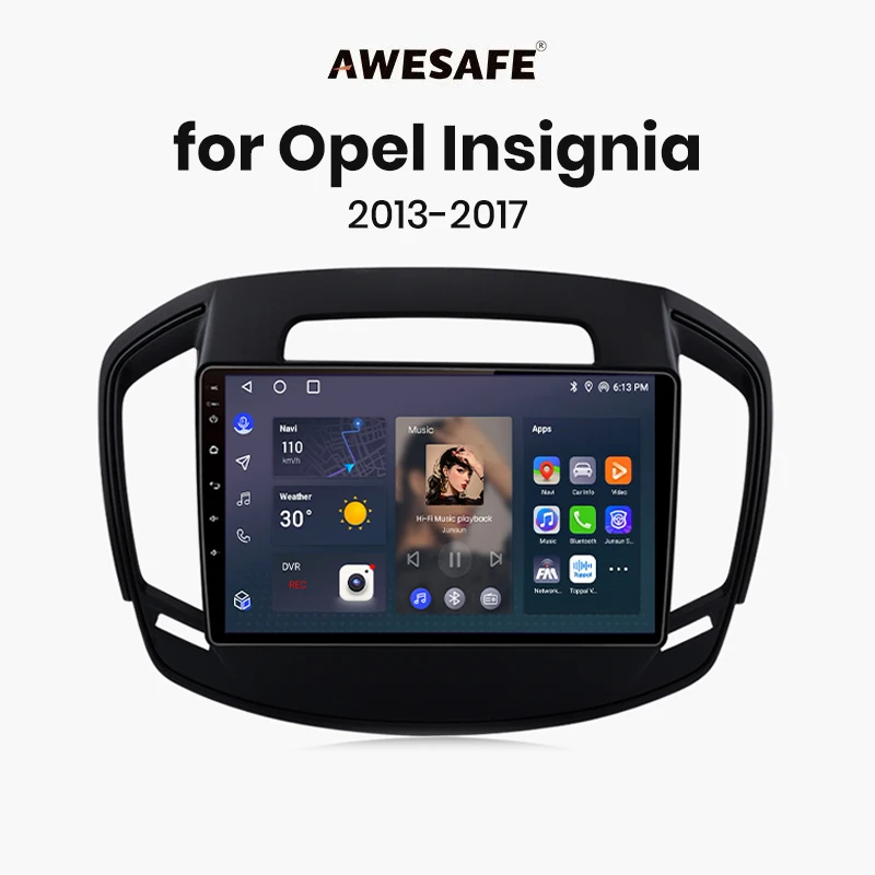 Awesafe V1 Ai Voice Wireless Carplay Android Auto Radio Per Opel Insignia 2013 -2017 4G Car Multimedia Gps 2Din Autoradio