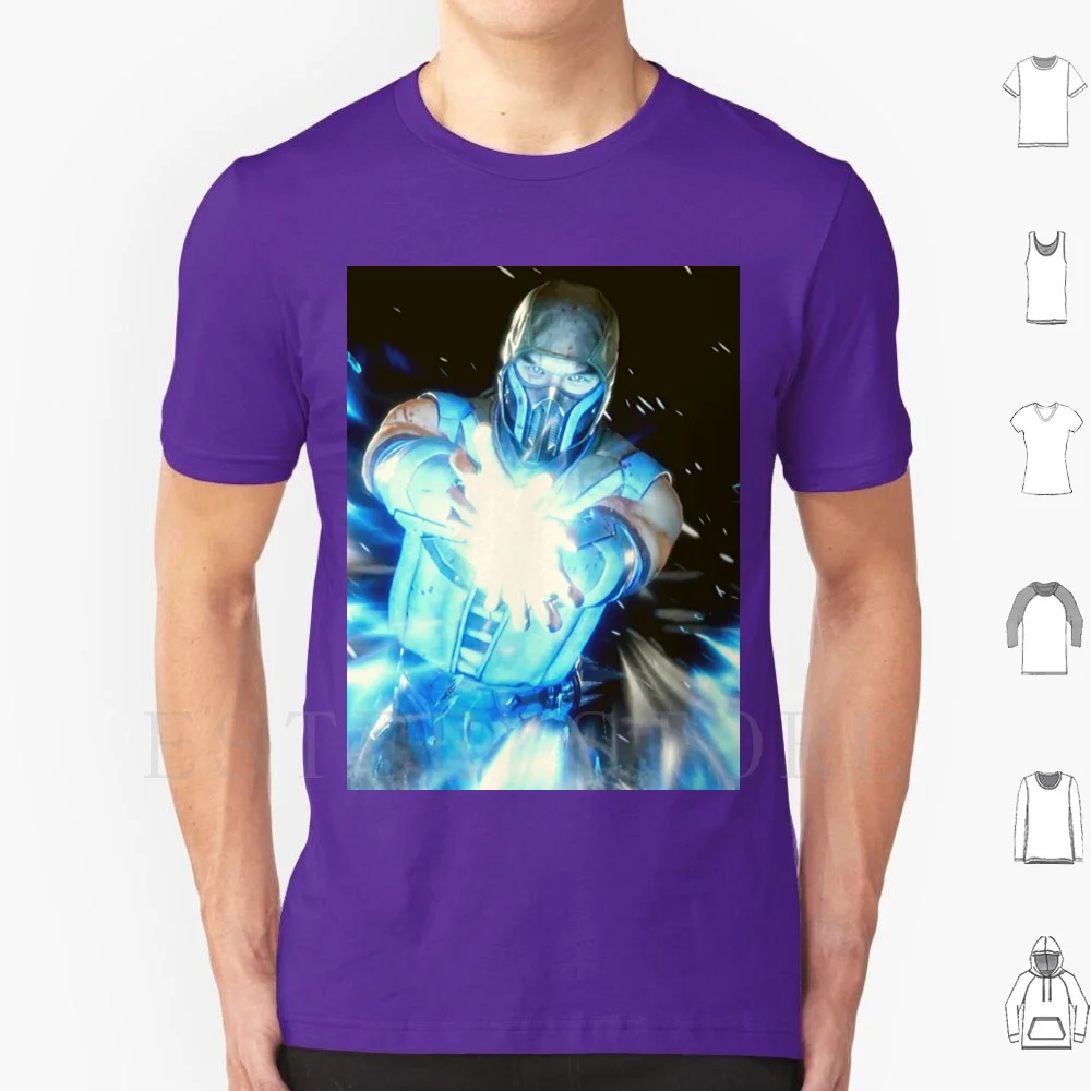 Sub Zero Mk11 T Shirt Cotton Men Diy Print Sub Zero Mk11 Sub Zero Mortal Kombat 11 Mortal Kombat Sub Zero Mk11 Mk11 Sub Zero