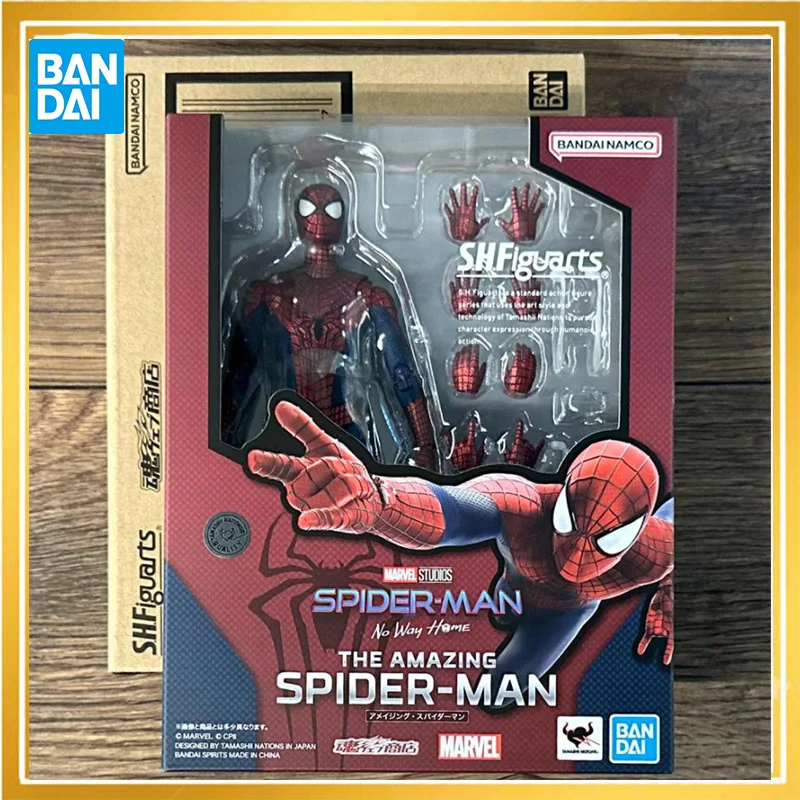 In Magazzino Originale Bandai S.H. Figuards Incredibile Spiderman 2 Garfield Action Figure Marvel Spiderman Figurine Giocattolo Da Collezione Regalo