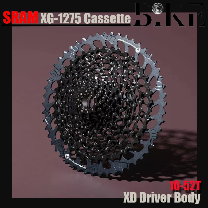 Originale Sram Gx Eagle Xg 1275 10-52T 12 Velocità 12V Mtb Cassetta Bici Ruota Libera Adatto Xd Mozzi Accessori Per Biciclette