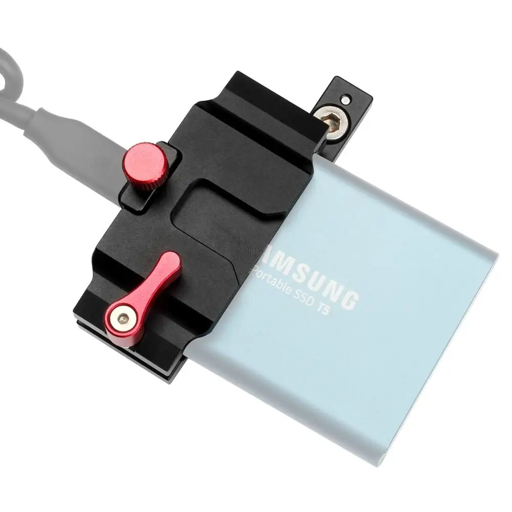 Staffa Di Montaggio Ssd Supporto Ssd Morsetto Ssd T5 Per Samsung T5 Ssd Compatibile Con Gabbia Per Bmpcc 4K E 6K