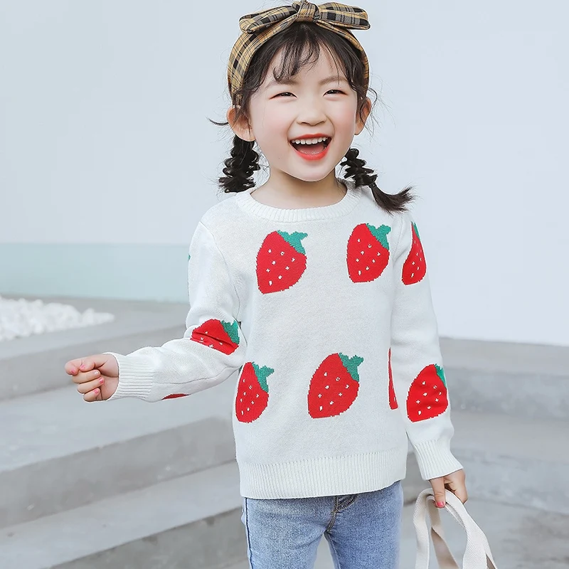 Bambino Della Ragazza Maglie E Maglioni Bambini Del Bambino Maglie E Maglioni Carino Carota Modello Autunno Bambini Vestiti Di Inverno Knit Pullover C