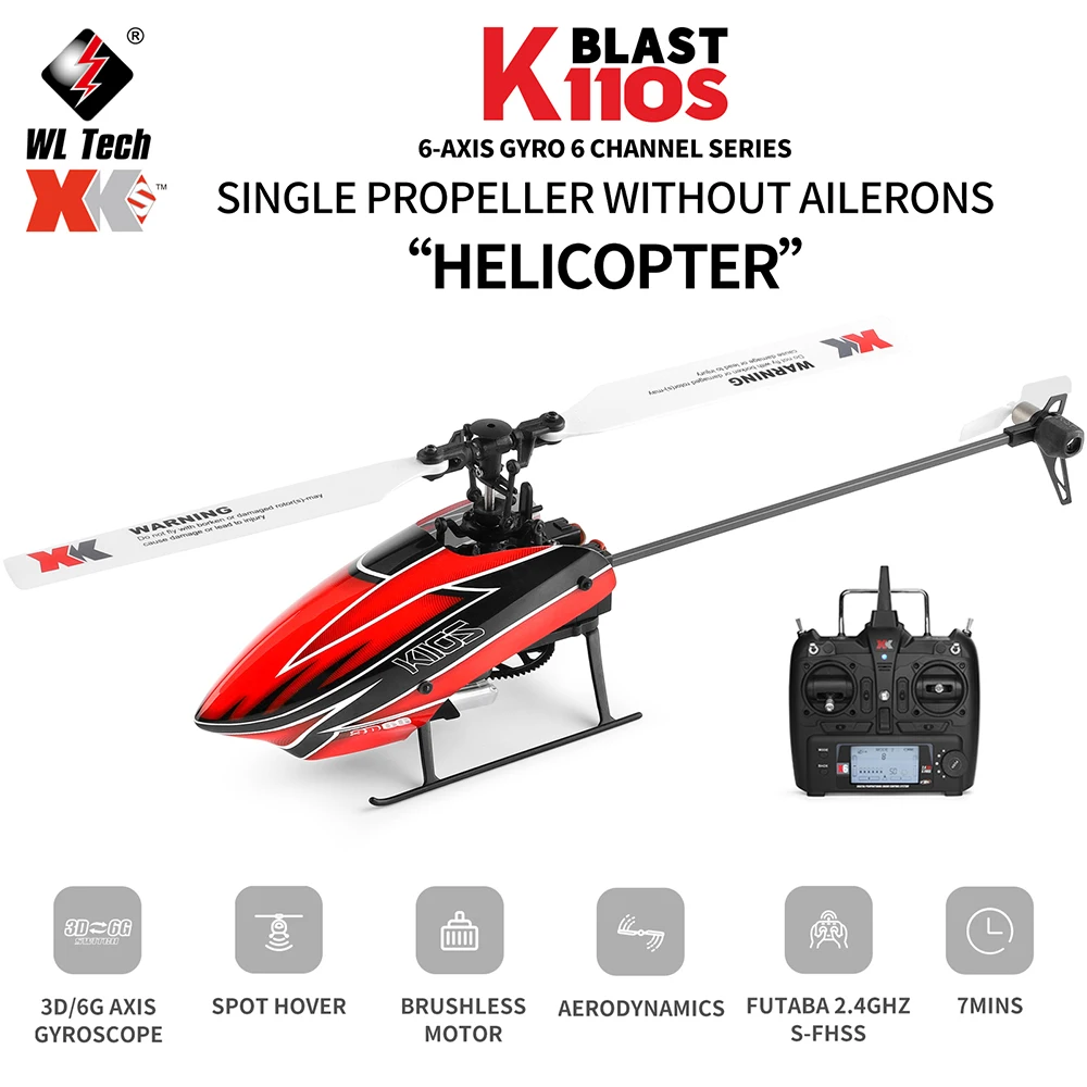 Wltoys Xk K110 Aggiornamento K110S Radio Contorl Drone 2.4G 6Ch 3D 6G Sistema Motore Brushless Rc Quadcopter Aereo Telecomandato