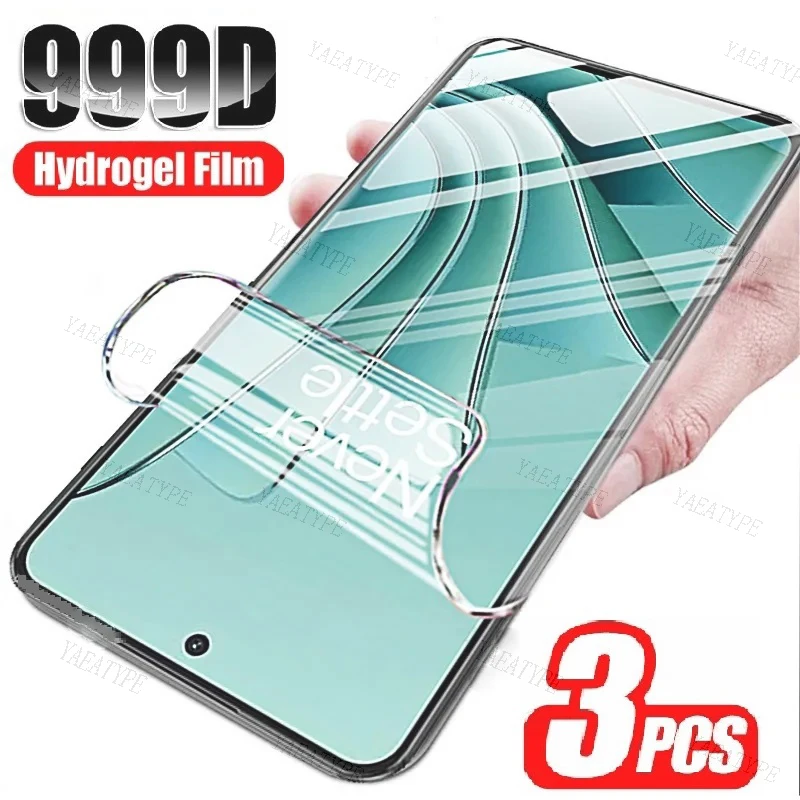 Pellicola Idrogel 3 Pezzi Per Oneplus Ace 2 Pro Pellicola Protettiva Per Schermo Per Oneplus Ace 2 Pro 6.74 Pollici